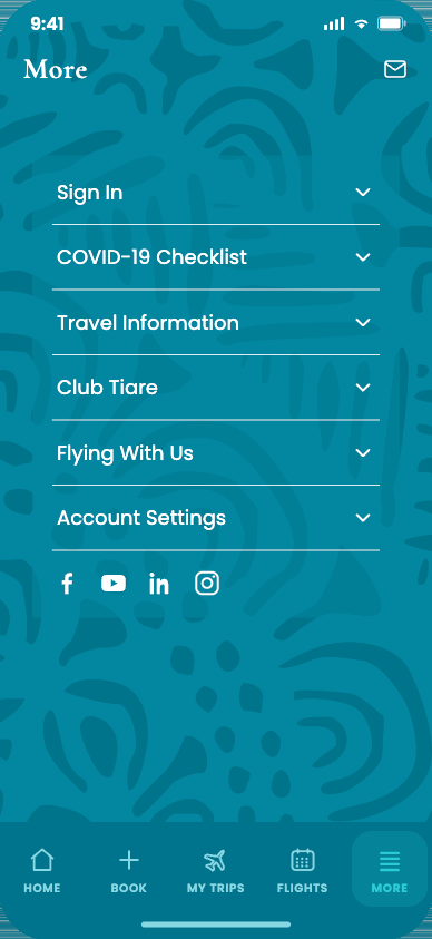 Redesigned more screen